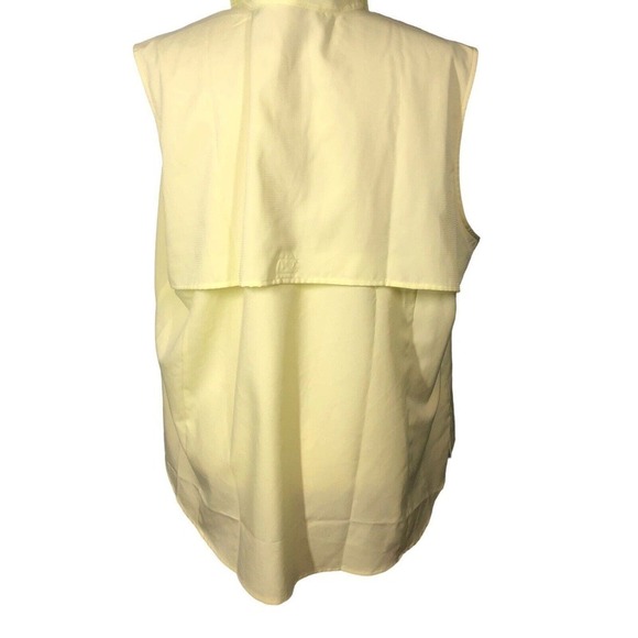 Eddie Bauer Top Womens XL Yellow Performance Outdoor Moisture Wicking Breathable - Picture 6 of 10